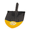 Лопата штикова MASTERTOOL "Американка" 240х290х425 мм чорнo-жовте фарбування 0.9 кг 14-6257