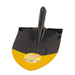 Лопата штикова MASTERTOOL "Американка" 240х290х425 мм чорнo-жовте фарбування 0.9 кг 14-6257