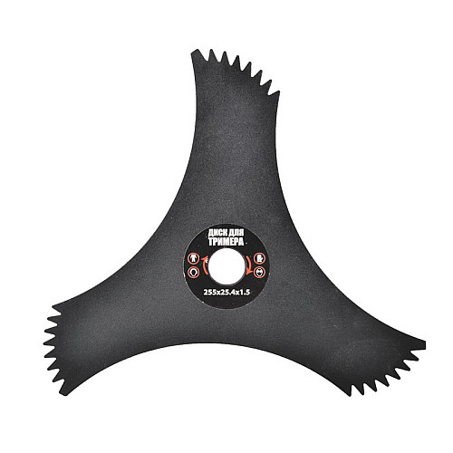 Диск для тримера MASTERTOOL 10" 3Тх25.4 мм з зубцями 19-1916
