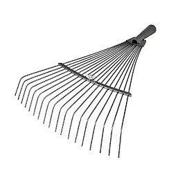 Граблі веерні MASTERTOOL розсувні пофарбовані 18 зубів 500х390 мм 14-6233