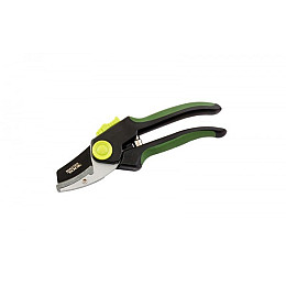 Секатор садовий MASTERTOOL 200 мм ручки ABS+TPR лезо Mn65+тефлон наковальня 14-6124