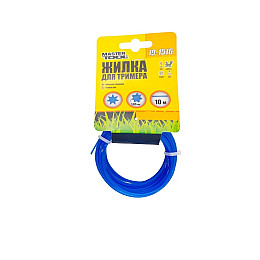 Леска для триммера MASTERTOOL 1.65 мм 10 м "семиугольник" 19-1516