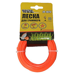 Леска для триммера MASTERTOOL 2.40 мм 15 м "звезда" 19-1024