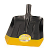 Лопата совковая MASTERTOOL 235х285х360 мм черно-желтая покраска 0.9 кг 14-6256