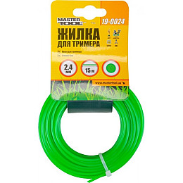 Леска для триммера MASTERTOOL 2.40 мм 15 м "круг" 19-0024