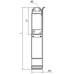 Скважинный насос Насосы+Оборудование 75 SWS 3-40-0.55 + муфта 4823072208466