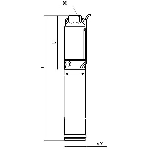 Скважинний насос Насоси+Обладнання 75 SWS 3-40-0.55 + муфта 4823072208466