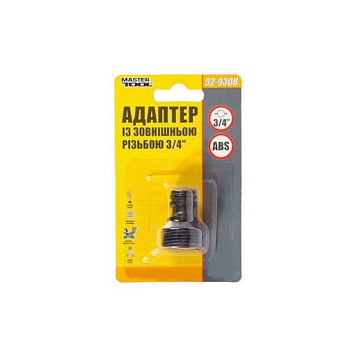 Адаптер для конектора 3/4 НР MASTERTOOL GM (92-9308)