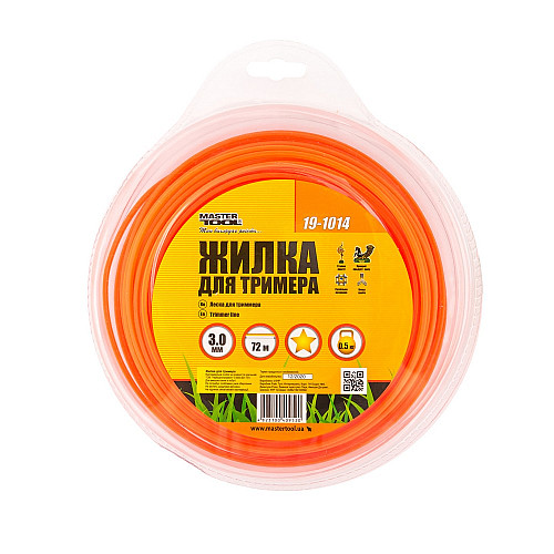 Леска для триммера MASTERTOOL GM Звезда 3 мм 72 м (19-1014)