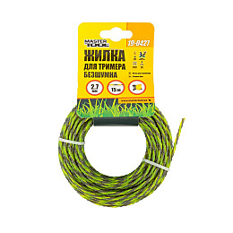 Леска для триммера MASTERTOOL GM Spiral square 2.70 мм 15 м (19-0427)