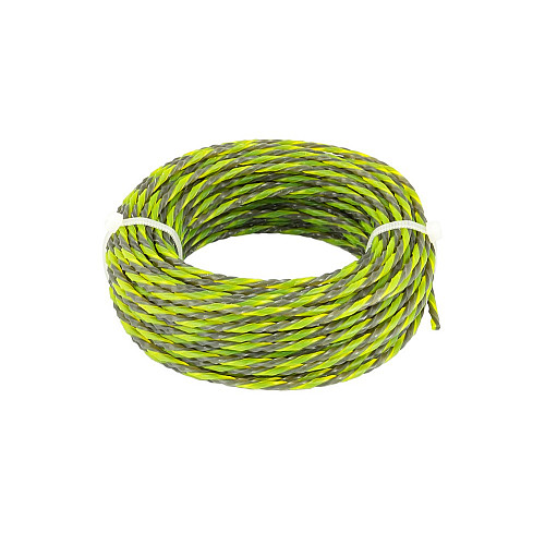 Леска для триммера MASTERTOOL GM Spiral square 3 мм 15 м (19-0430)