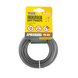 Леска для триммера MASTERTOOL круг армированный 2.40 мм 15 м 19-0724