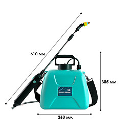 Электрический опрыскиватель аккумуляторный Lesko KLC-5L 5 л (10991-61357)