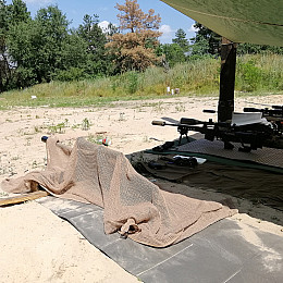 Маскировочная шарф-сетка M-Tac Койот Песочная