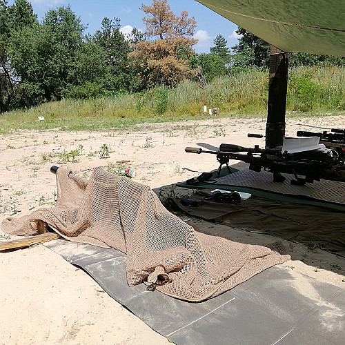 Маскувальний шарф-мережа M-Tac Койот Пісочний