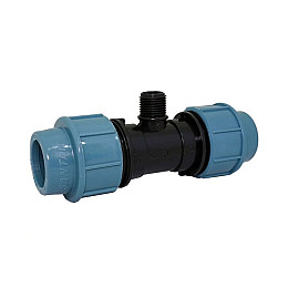 Тройник компресійний Santan 25х 3/4"н х25