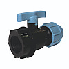 Кран компресійний Santan 20х1/2" в ПНД