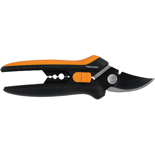 Секатор плоскостной для цветов Fiskars Solid SP14 (1051601)