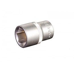Насадка торцевая MASTERTOOL GM 6-гранная 1/2 18 мм CRV (78-0018)