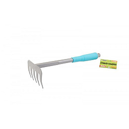 Граблі садові з пластиковою ручкою 5 зубів 300*90 мм MASTERTOOL GM (14-6183)