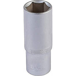 Насадка торцевая 6-гранная удлиненная 1/2 22 мм CRV MASTERTOOL GM (78-0522)