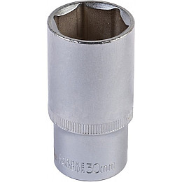 Насадка торцевая 6-гранная удлиненная 1/2 30 мм CRV MASTERTOOL GM (78-0530)