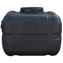 Бочка 100 л прямоугольная непищевая черная ПластБак