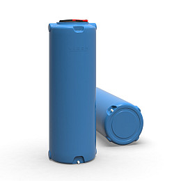 Бочка пластикова 1000л вузька блакитна харчова Viger