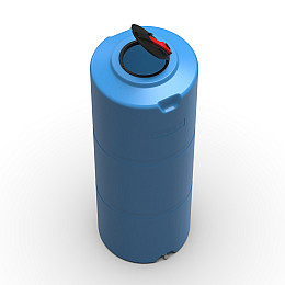 Бочка пластикова 2000л вузька блакитна харчова Viger