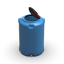 Бочка пластиковая 500л голуба піщева Viger