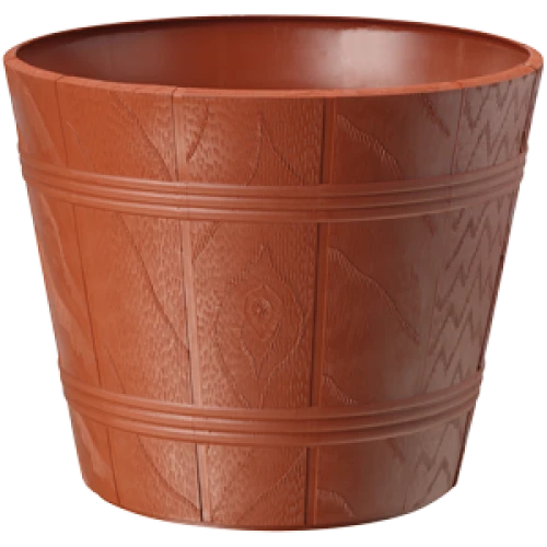 Горшок для цветов Derevo Elba-6 25 л терракот Form-Plastic