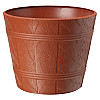 Горшок для цветов Derevo Elba-7 36 л терракот Form-Plastic