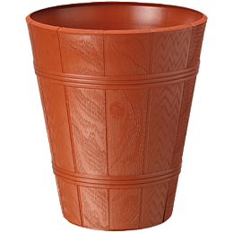 Горшок для цветов Derevo Palma-1 7,5 л терракот Form-Plastic