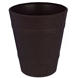 Горшок для цветов Derevo Palma-4 20 л коричневый Form-Plastic