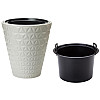 Горшок для цветов Diamant - 30 серый Form-Plastic