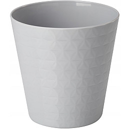 Горщик для квітів Diamant mini-13 1,1 л платина Form-Plastic
