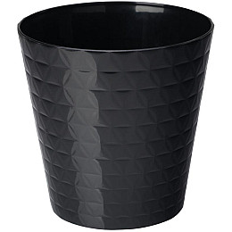 Горщик для квітів Diamant mini-13 1,1 л чорний Form-Plastic