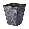 Горшок для цветов Sahara kwadro-40 антрацит Form-Plastic