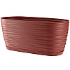 Горшок для цветов Sahara mini oval 2,7 л марсала Form-Plastic