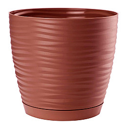 Горшок для цветов Sahara mini-13 1 л марсала Form-Plastic