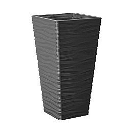 Горшок для цветов Sahara slim kwadro-40 антрацит Form-Plastic