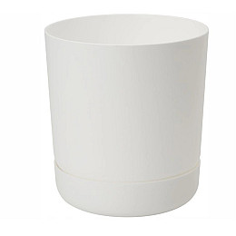 Горшок для цветов Satina-13 1,5 л белый Form-Plastic