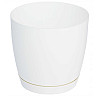 Горшок для цветов Toscana Krugla-11 0,8 л белый Form-Plastic