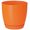 Горшок для цветов Toscana Krugla-17 3 л оранжевый Form-Plastic