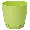 Горшок для цветов Toscana Krugla-17 3 л светло-зеленый Form-Plastic