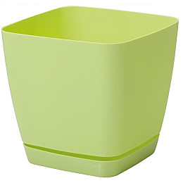 Горшок для цветов Toscana Kwadro-13 1,7 л светло-зеленый Form-Plastic