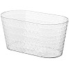 Кашпо Diamant-mini Oval-23 2 л прозрачный Form-Plastic