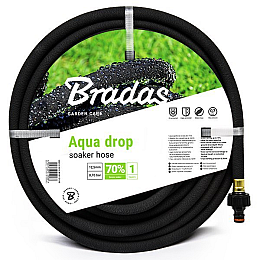 Сочащийся шланг AQUA-DROP 1/2" – 7,5м Bradas