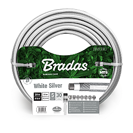 Шланг для поливу NTS WHITE SILVER 3/4" – 20м Bradas