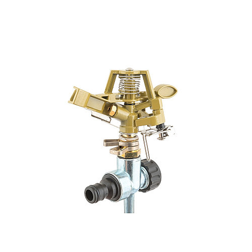 Дощуватель пульсуючий металевий 1/2" 3 режими 16 метрів MASTERTOOL